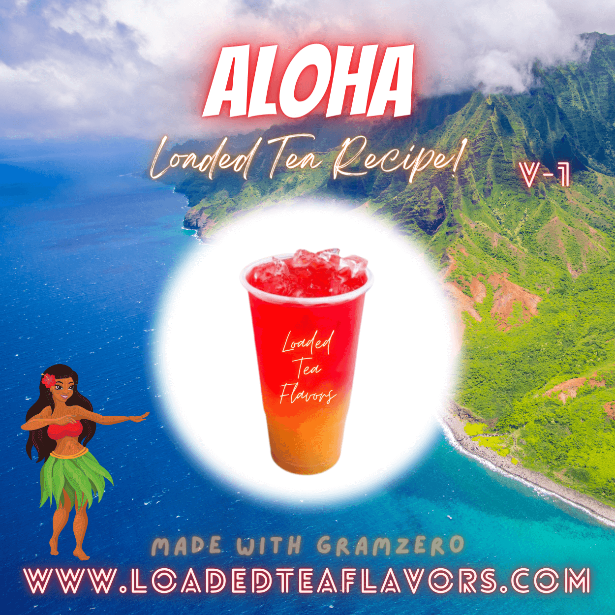 Aloha Herbalife Loaded Tea Recipes for Making Loaded Teas at Home Energy Tea DIY