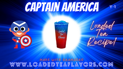 Captain America Loaded Tea Flavor Recipe 🚀