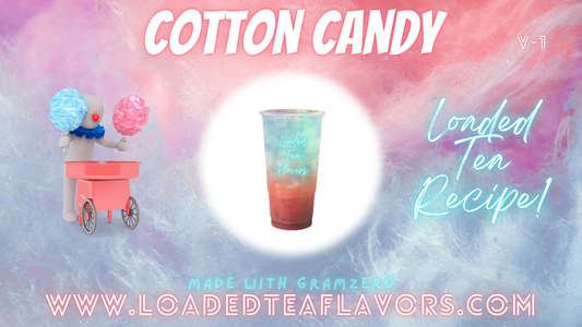 Cotton Candy Loaded Tea Flavor Recipe