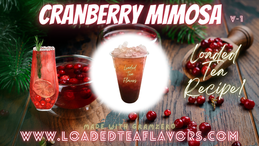 Cranberry Mimosa Loaded Tea Flavor Recipe