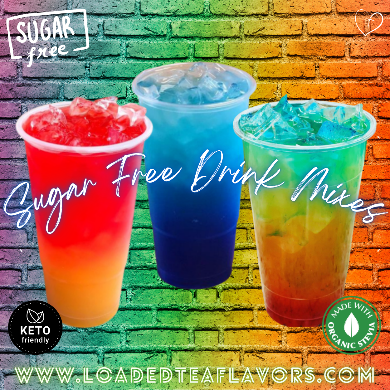 Sugar Free Beverage Mix Loaded Tea Flavoring Aspartame Free Drink GramZero
