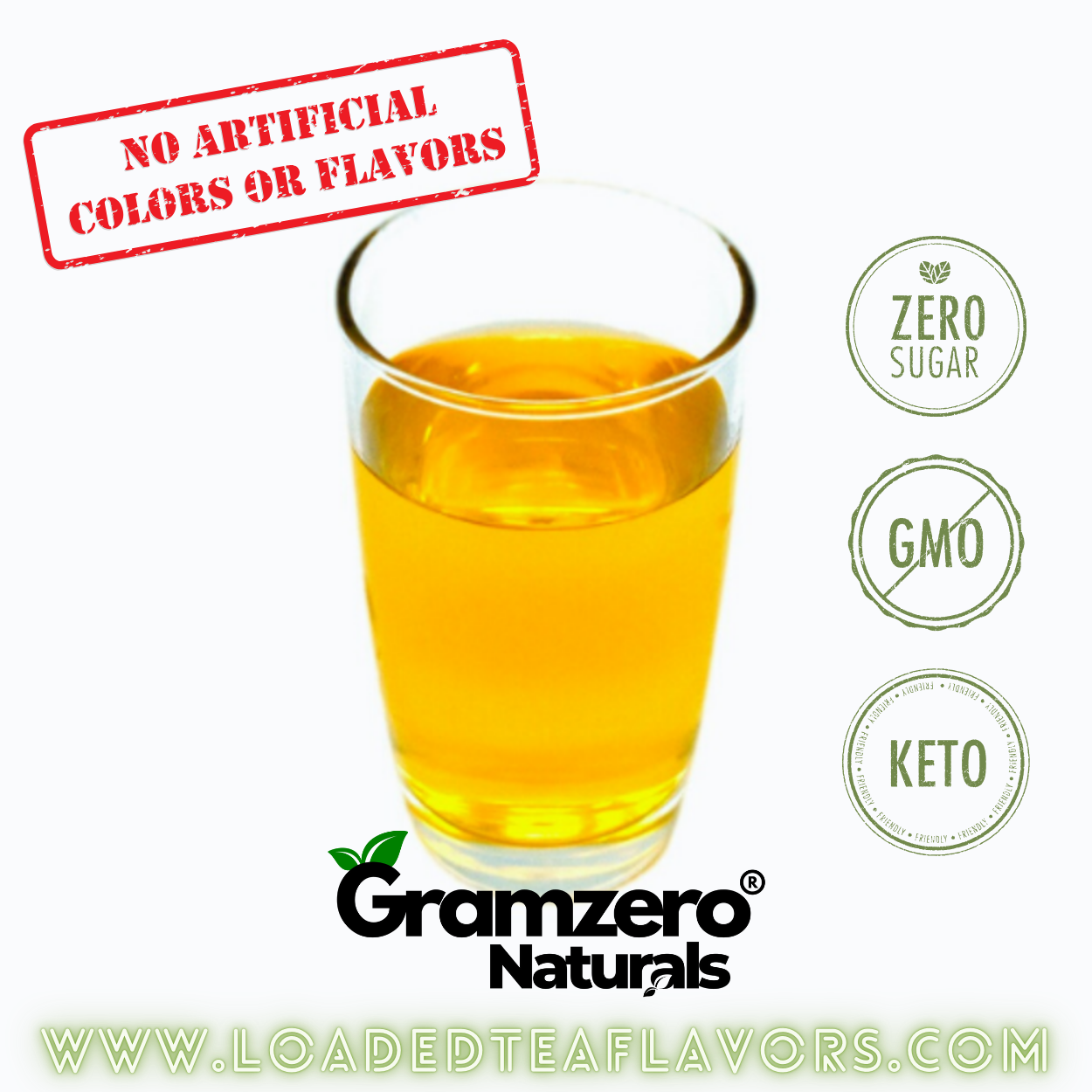 PASSION FRUIT All-Natural Sugar Free Beverage Mix 💛 Aspartame Free Drink Mixes With Natural Flavors and Colors to Flavor Loaded Teas 🥤