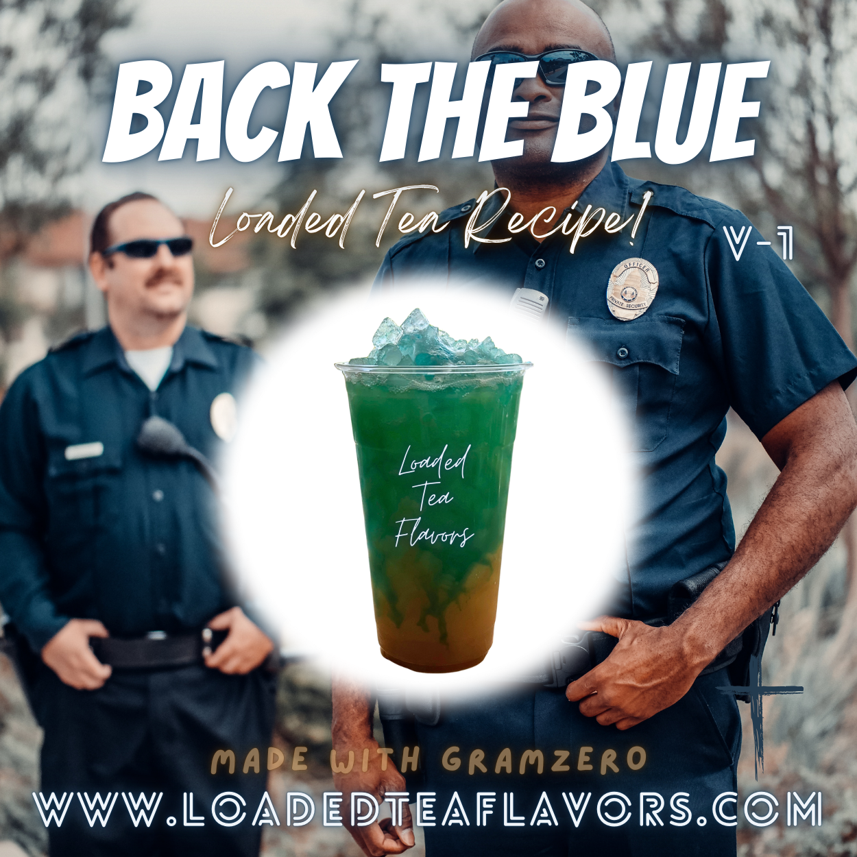 Back the Blue οΈπ DIY Loaded Tea Recipe β Loaded Tea Flavors
