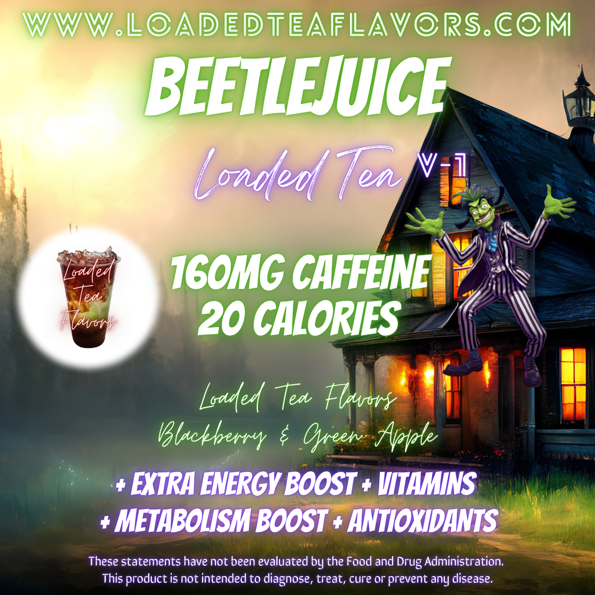 Beetlejuice 🧟‍♂️ DIY Loaded Tea Recipe