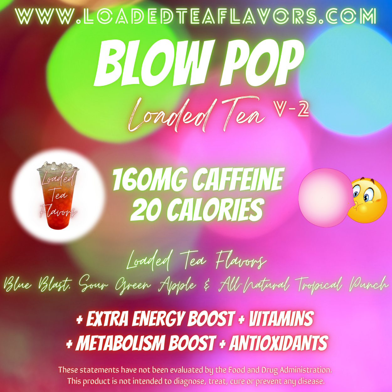 Blow Pop V2 ️🍭🍭 DIY Loaded Tea Recipe