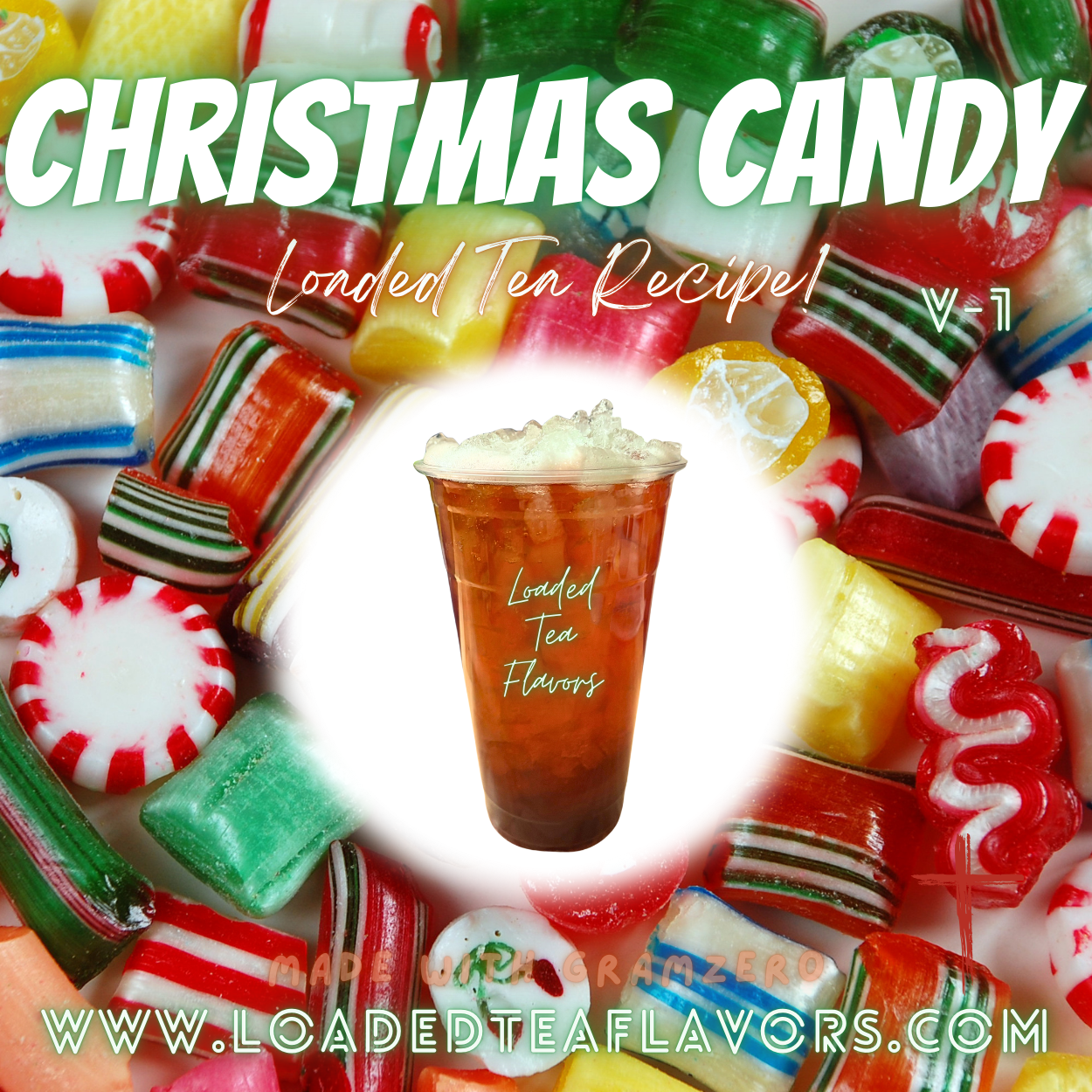 Christmas Candy ️🎄🌟 DIY Loaded Tea Recipe