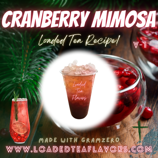 Cranberry Mimosa 🍾 DIY Loaded Tea Recipe