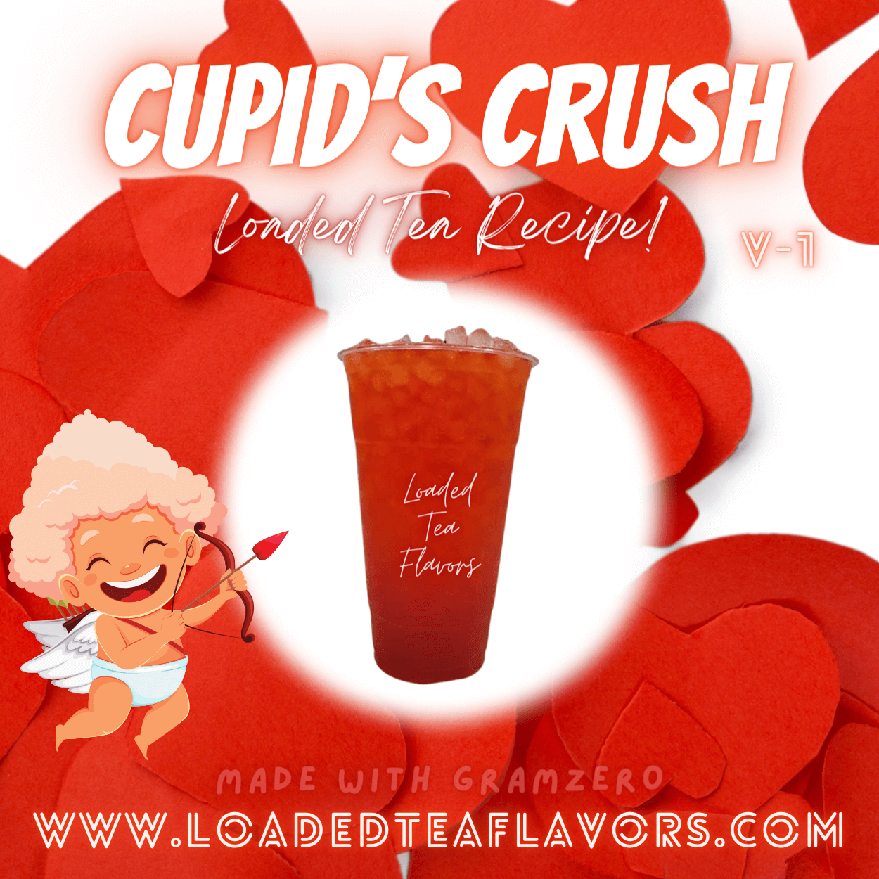 Cupid's Crush Flavored 💖 Loaded Tea Recipe