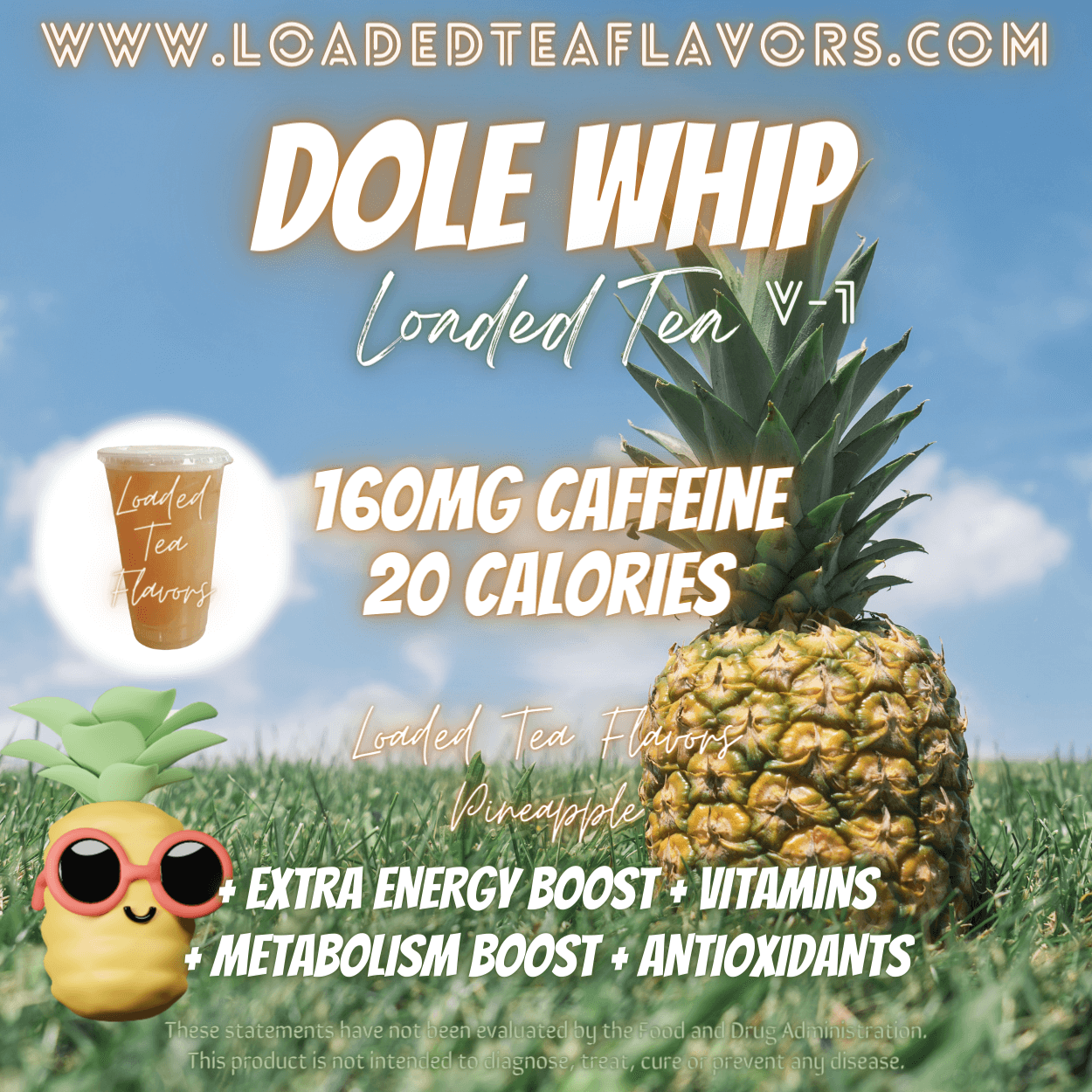 Dole Whip Flavored 🍍 Loaded Tea Recipe