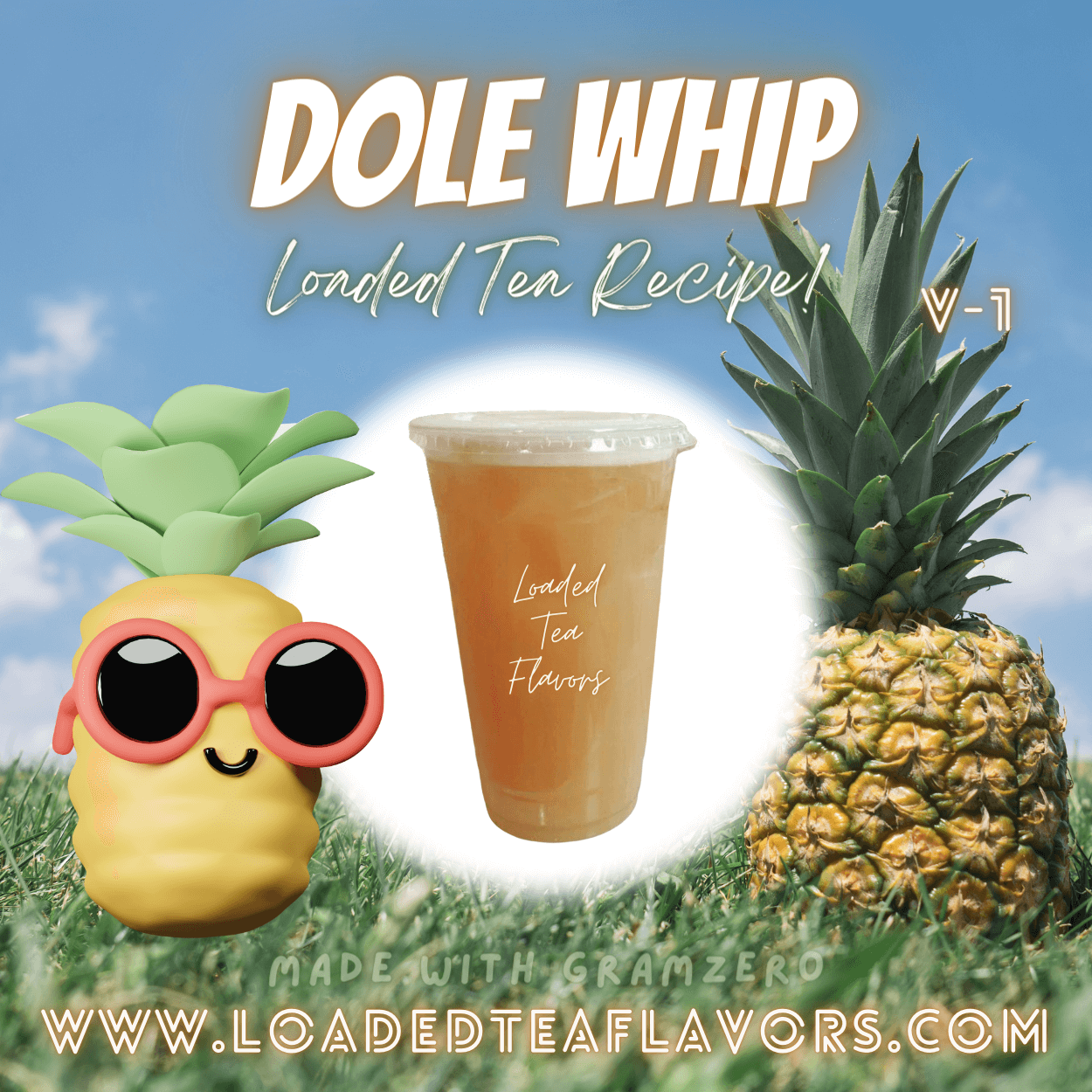 Dole Whip Flavored 🍍 Loaded Tea Recipe