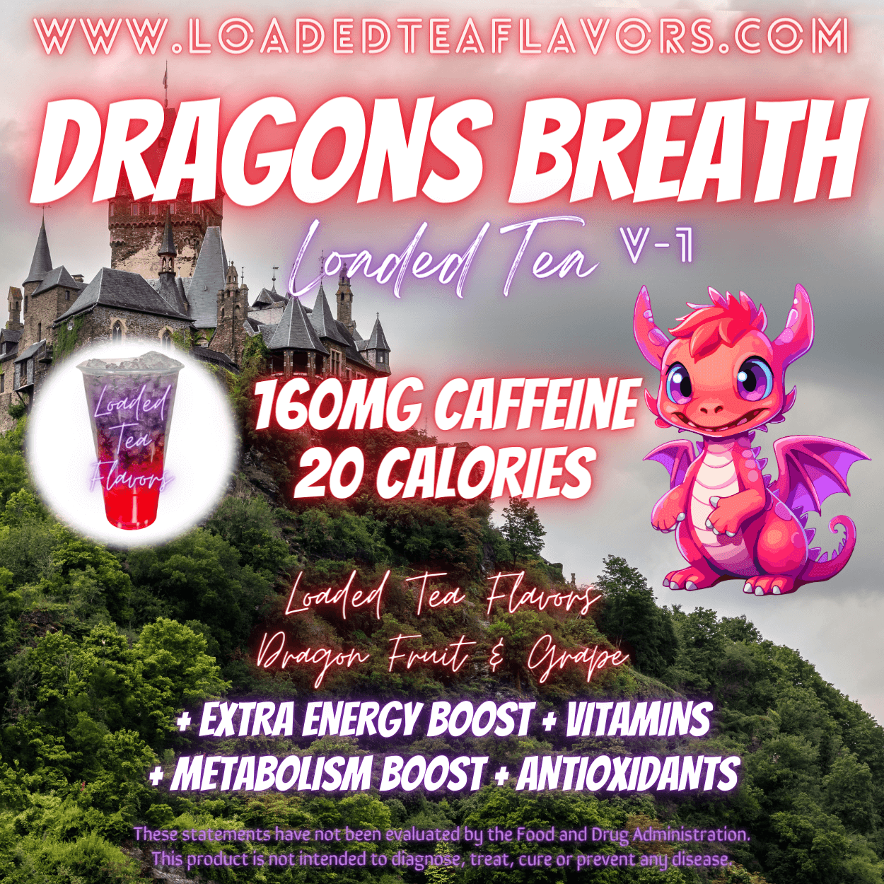 Dragons Breath Flavored 🐉 Loaded Tea Recipe
