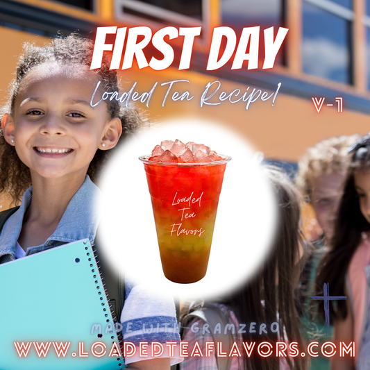 First Day ️📚 DIY Loaded Tea Recipe