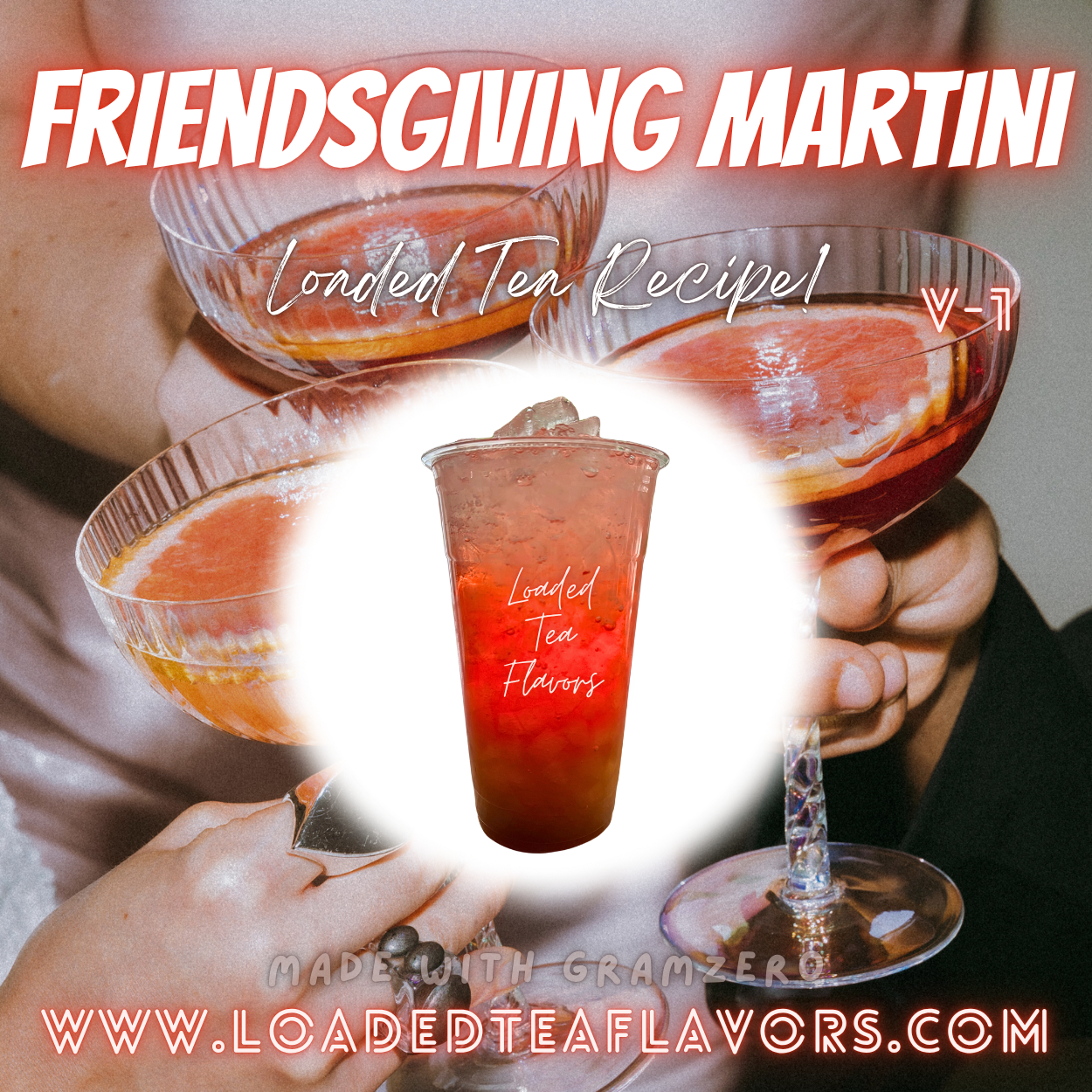 Friendsgiving Martini ️🤗🍸 DIY Loaded Tea Recipe