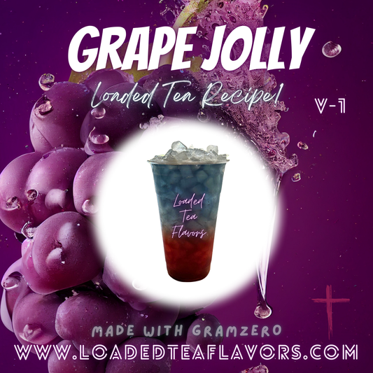 Grape Jolly ️🍇😋 DIY Loaded Tea Recipe