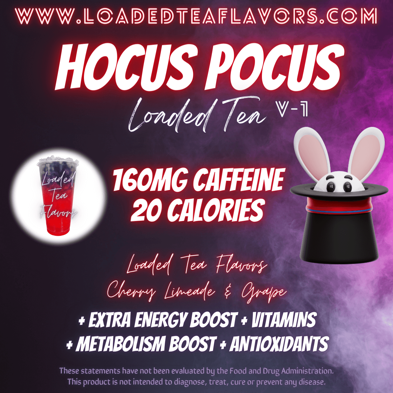 Hocus Pocus V1 Flavored 🪄🐇 Loaded Tea Recipe