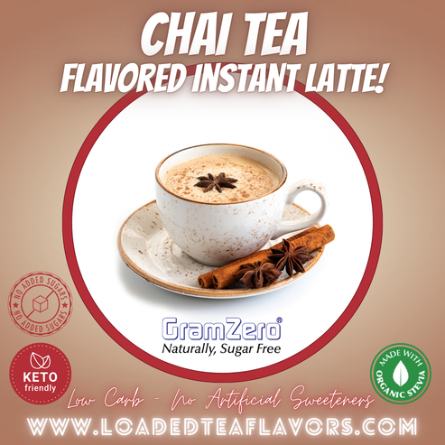 CHAI TEA LATTE Mix ☕ Instant Chai Latte Powder – Loaded Tea Flavors