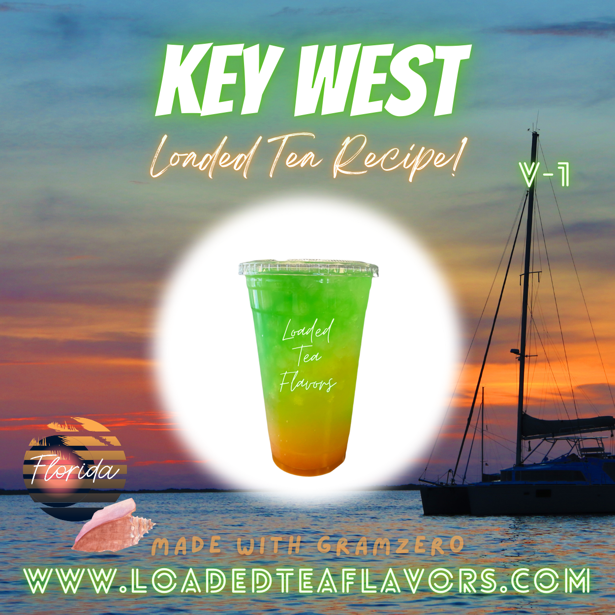 Key West 🏝️ DIY Loaded Tea Recipe – Loaded Tea Flavors