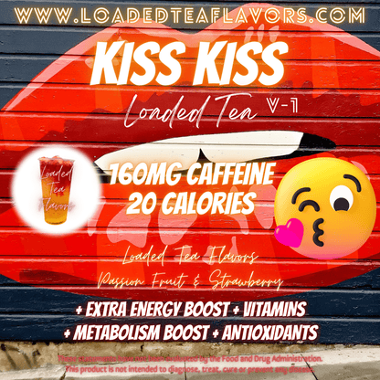 Kiss Kiss Flavored 😘 Loaded Tea Recipe