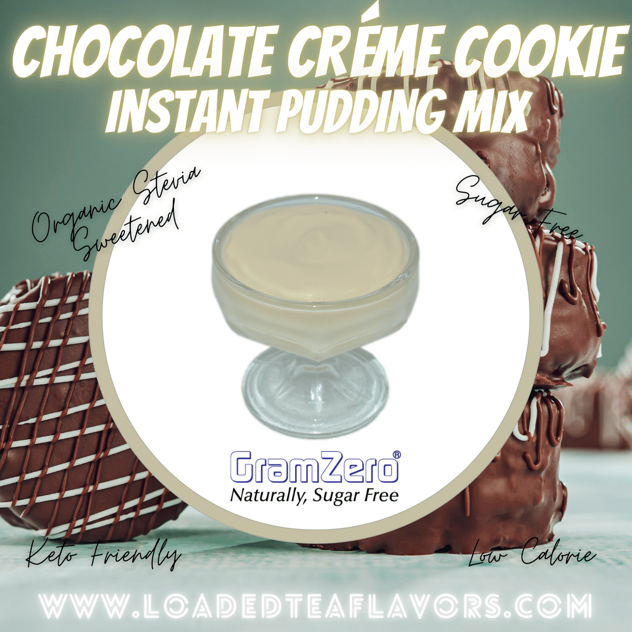 CHOCOLATE CRÉME COOKIE Sugar Free Pudding Mix 🍪 Protein Shake Flavoring