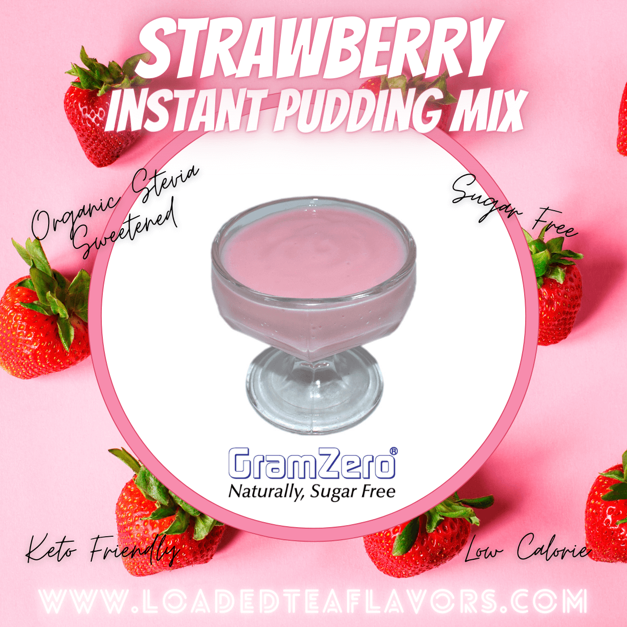 STRAWBERRY Sugar Free Pudding Mix 🍓 Protein Shake Flavoring