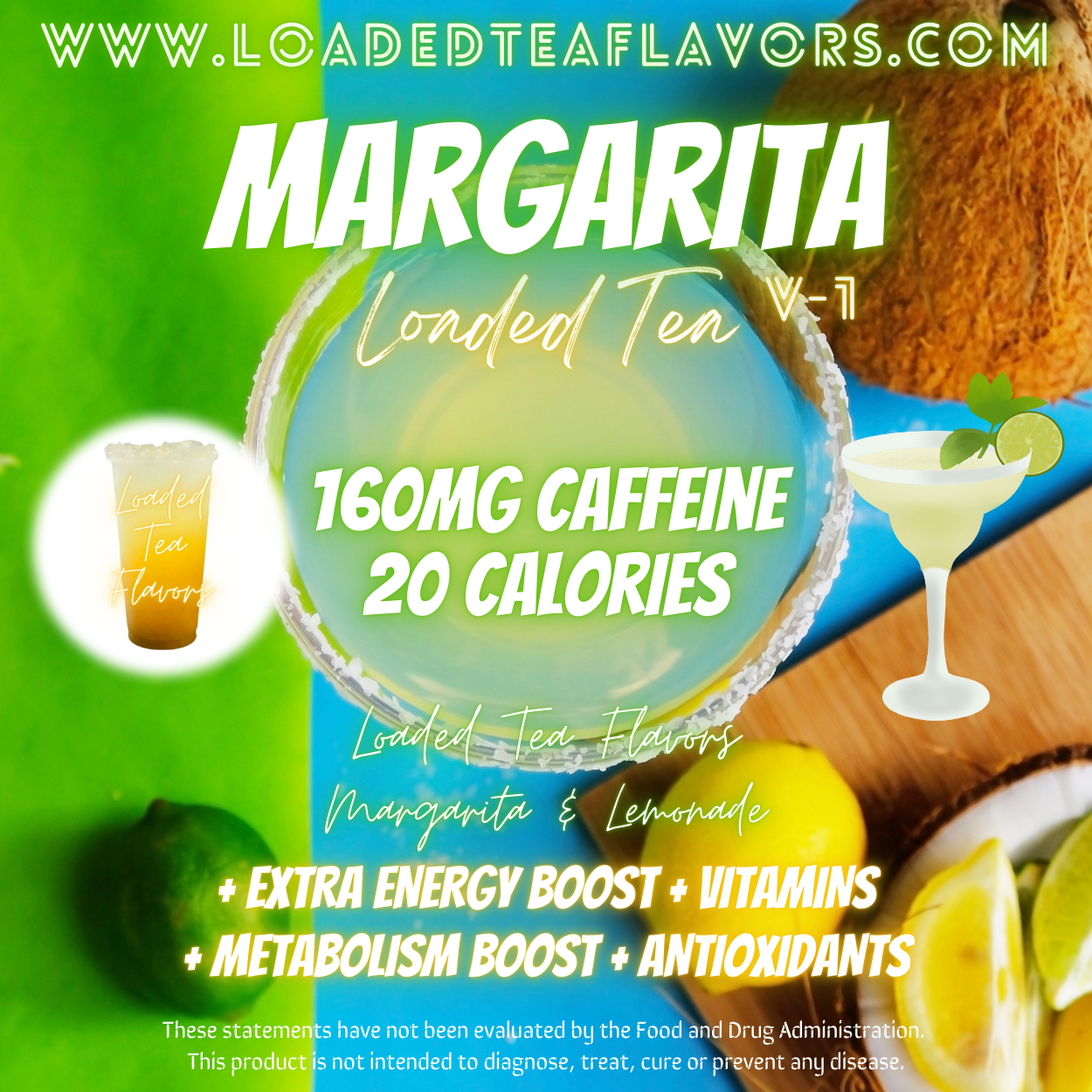 Margarita Herbalife Loaded Tea Recipe to Make DIY Loaded Teas at Home Vitamin Lit Mega Tea Energy Drink