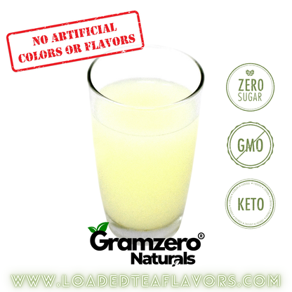 LEMONADE All-NATURAL Sugar Free Beverage Mix 🍋 Aspartame Free Drink Mixes With Natural Flavors and Colors to Flavor Loaded Teas 🥤