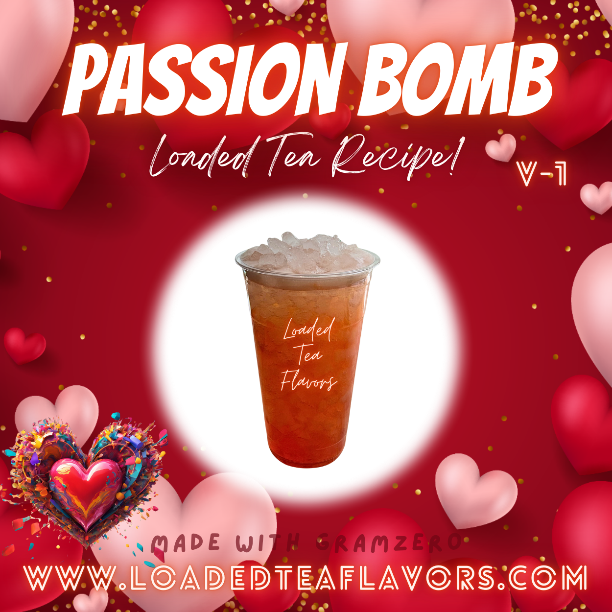 Passion Bomb 💞 DIY Loaded Tea Recipe