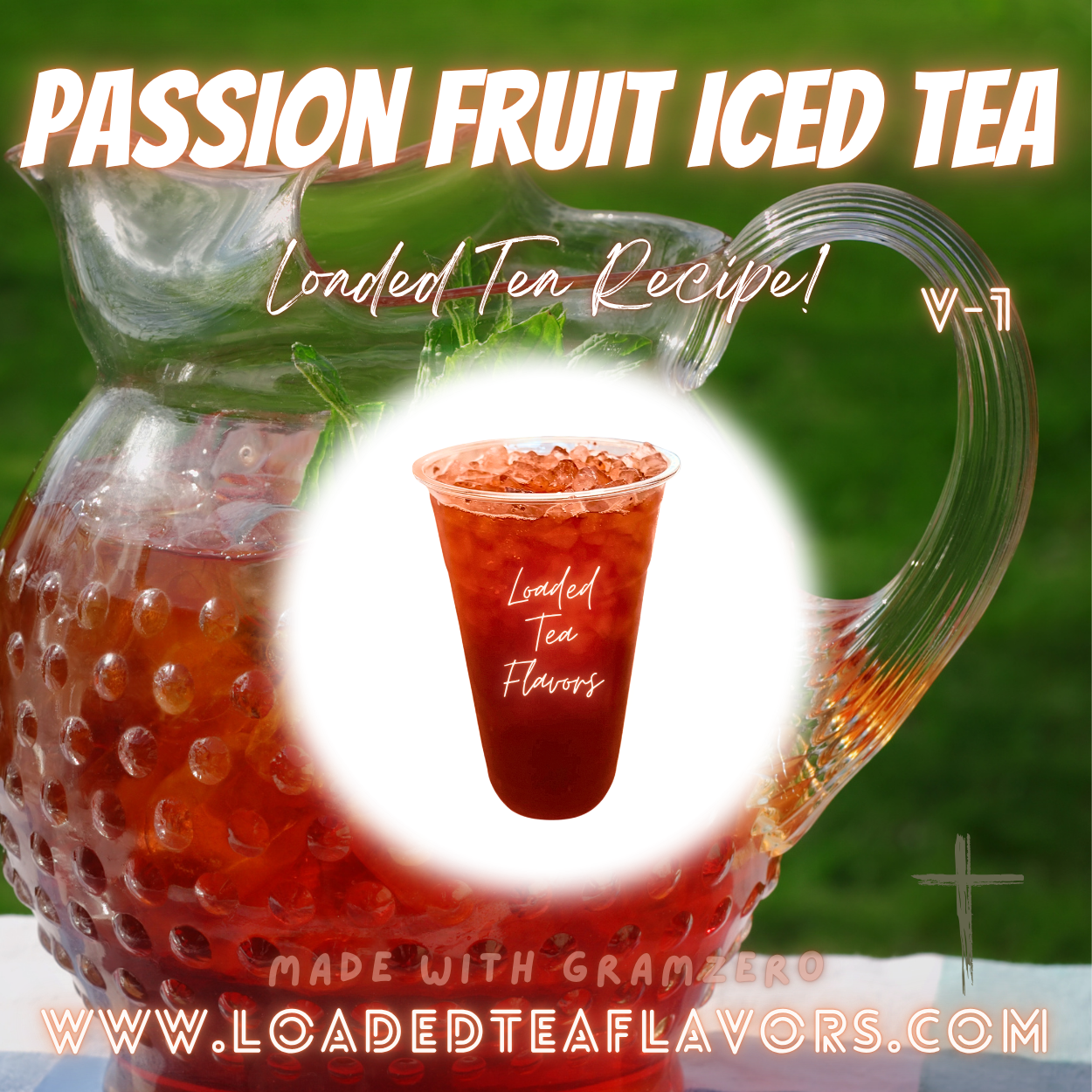 Passion Fruit Iced Tea 🥰🌱 DIY Loaded Tea Recipe