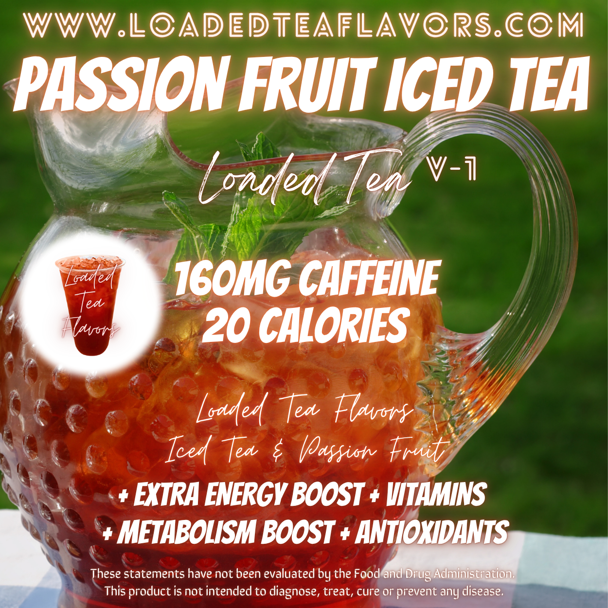 Passion Fruit Iced Tea 🥰🌱 DIY Loaded Tea Recipe
