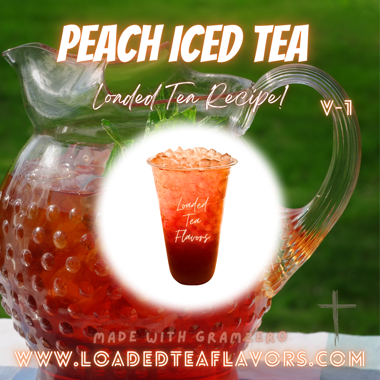 Peach Iced Tea 🍑🌱 DIY Loaded Tea Recipe