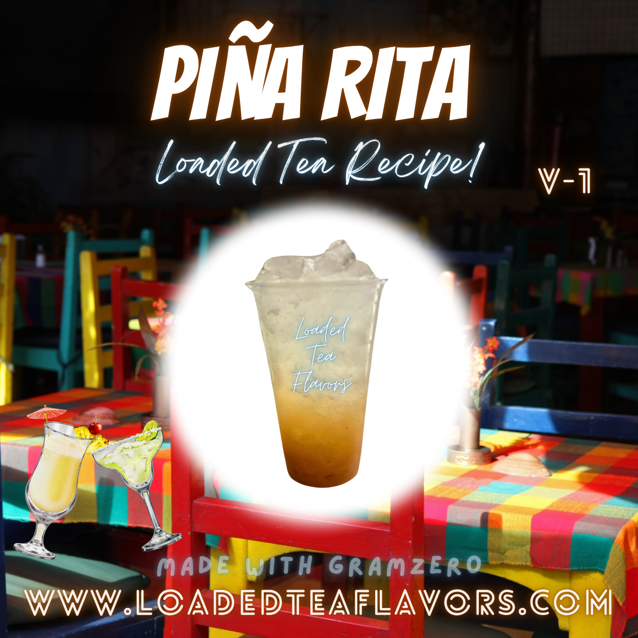 Pina Rita ️🧉🍹 DIY Loaded Tea Recipe