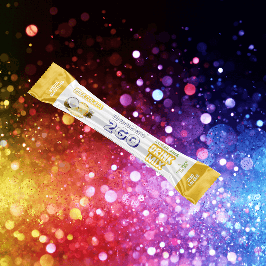 Pina Colada Stevia Water Flavor Packets Without Artificial Sweeteners Sugar Free Drink Mix Sticks for Loaded Tea Kits