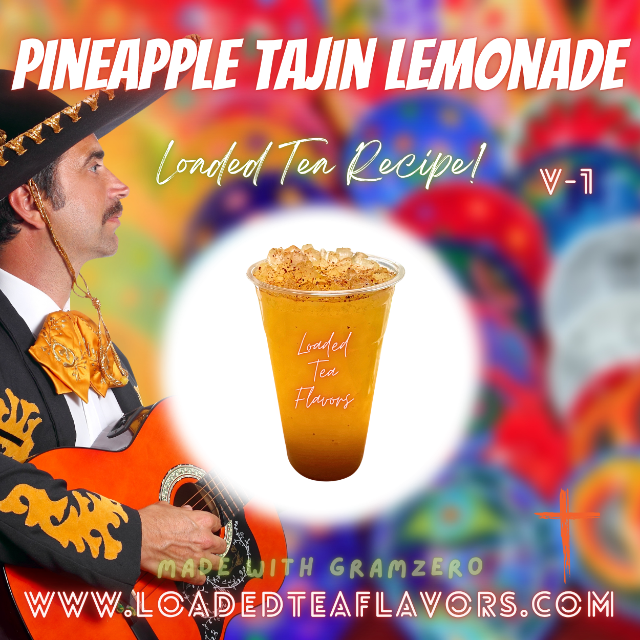 Pineapple Tajin Lemonade 🪇 DIY Loaded Tea Recipe