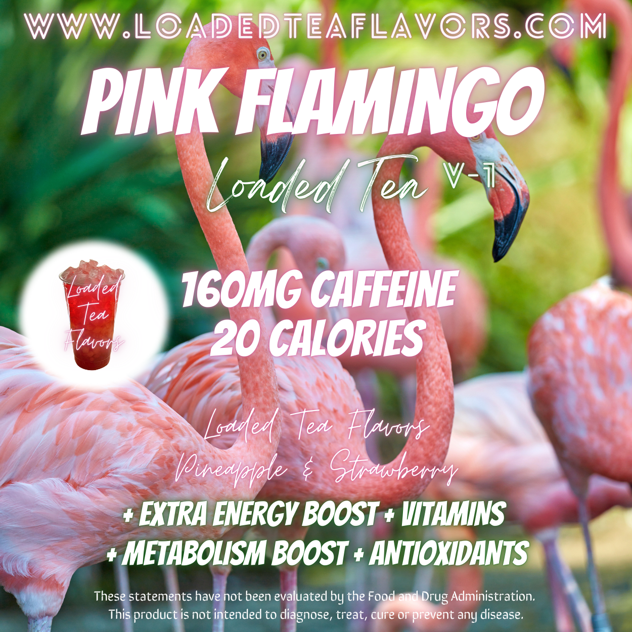 Pink Flamingo V1 🦩 DIY Loaded Tea Recipe
