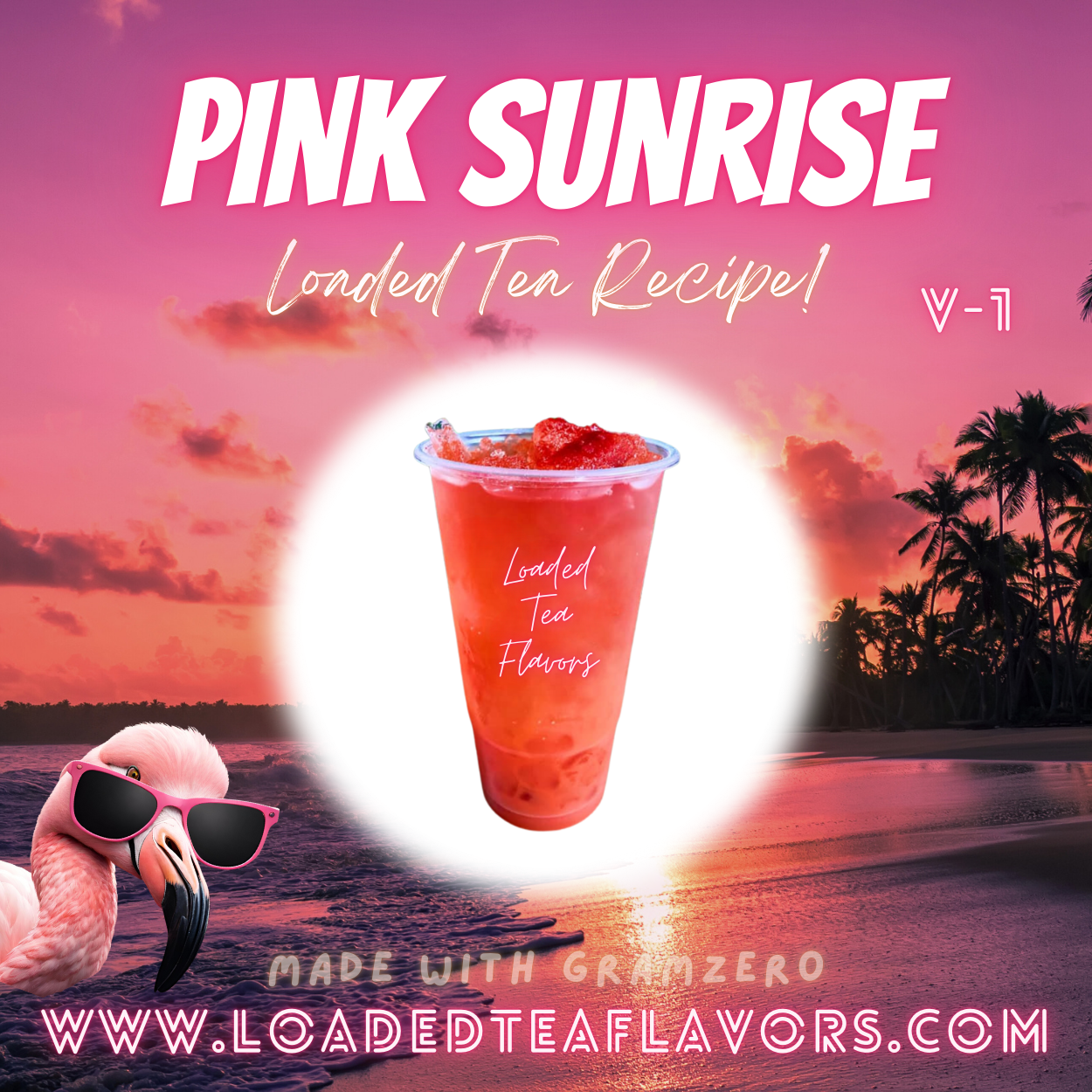 Pink Sunrise Herbalife Loaded Tea Recipes for Making Loaded Teas at Home Energy Tea DIY
