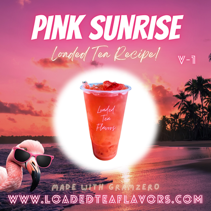 Pink Sunrise Herbalife Loaded Tea Recipes for Making Loaded Teas at Home Energy Tea DIY
