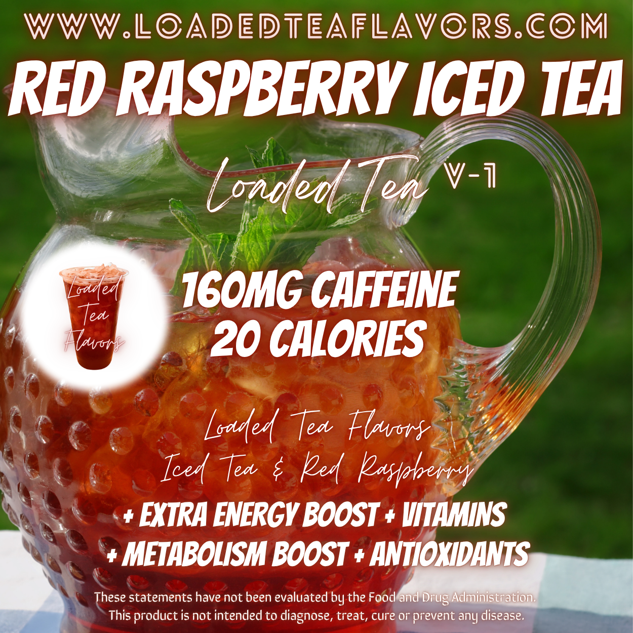Red Raspberry Iced Tea 🪴🌱 DIY Loaded Tea Recipe