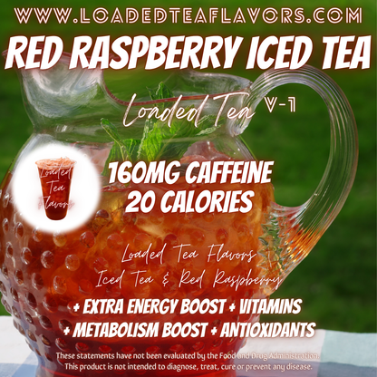 Red Raspberry Iced Tea 🪴🌱 DIY Loaded Tea Recipe