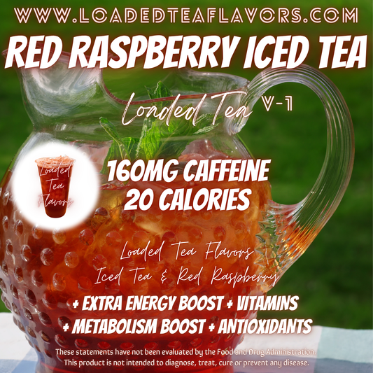 Red Raspberry Iced Tea 🪴🌱 DIY Loaded Tea Recipe