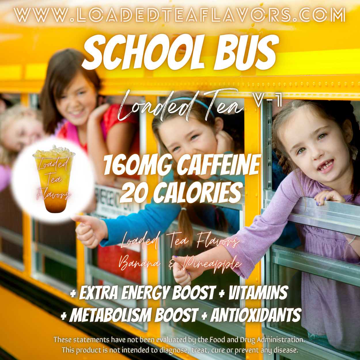 School Bus 🚌 DIY Loaded Tea Recipe