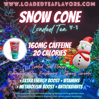 Snow Cone V1 Flavored ⛄🍧 Loaded Tea Recipe