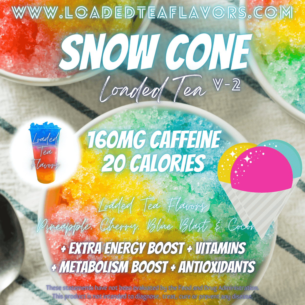 Snow Cone V2 Flavored 🍧 Loaded Tea Recipe