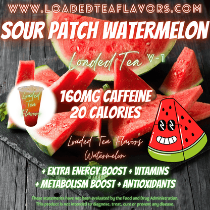 Sour Patch Watermelon Flavored 🍉 Loaded Tea Recipe