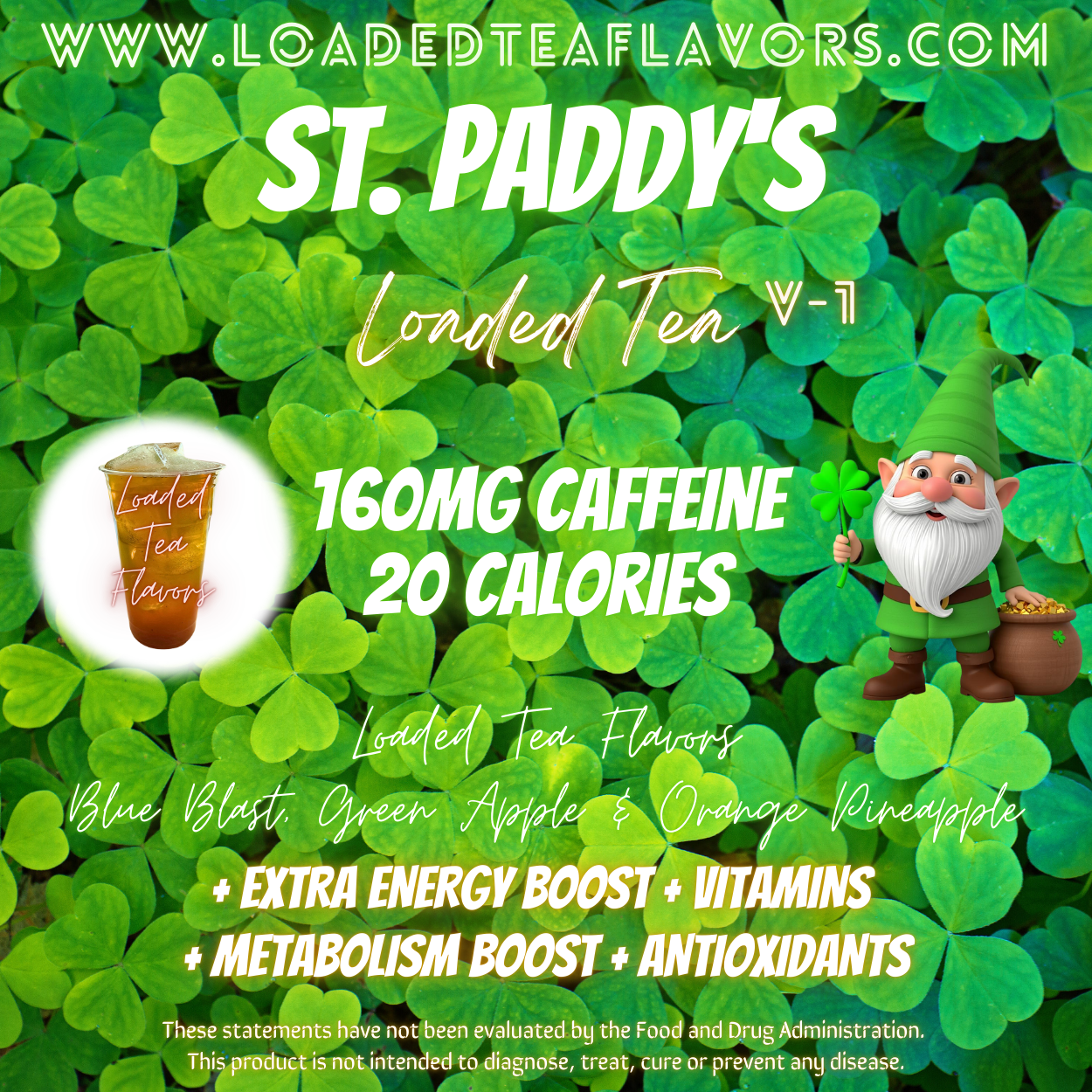 St. Paddy's 🍀 DIY Loaded Tea Recipe