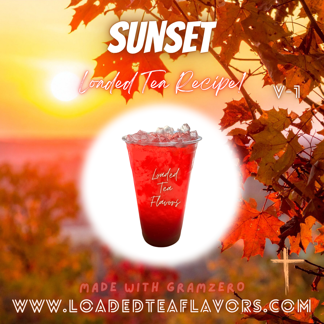 Sunset 🍂 DIY Loaded Tea Recipe