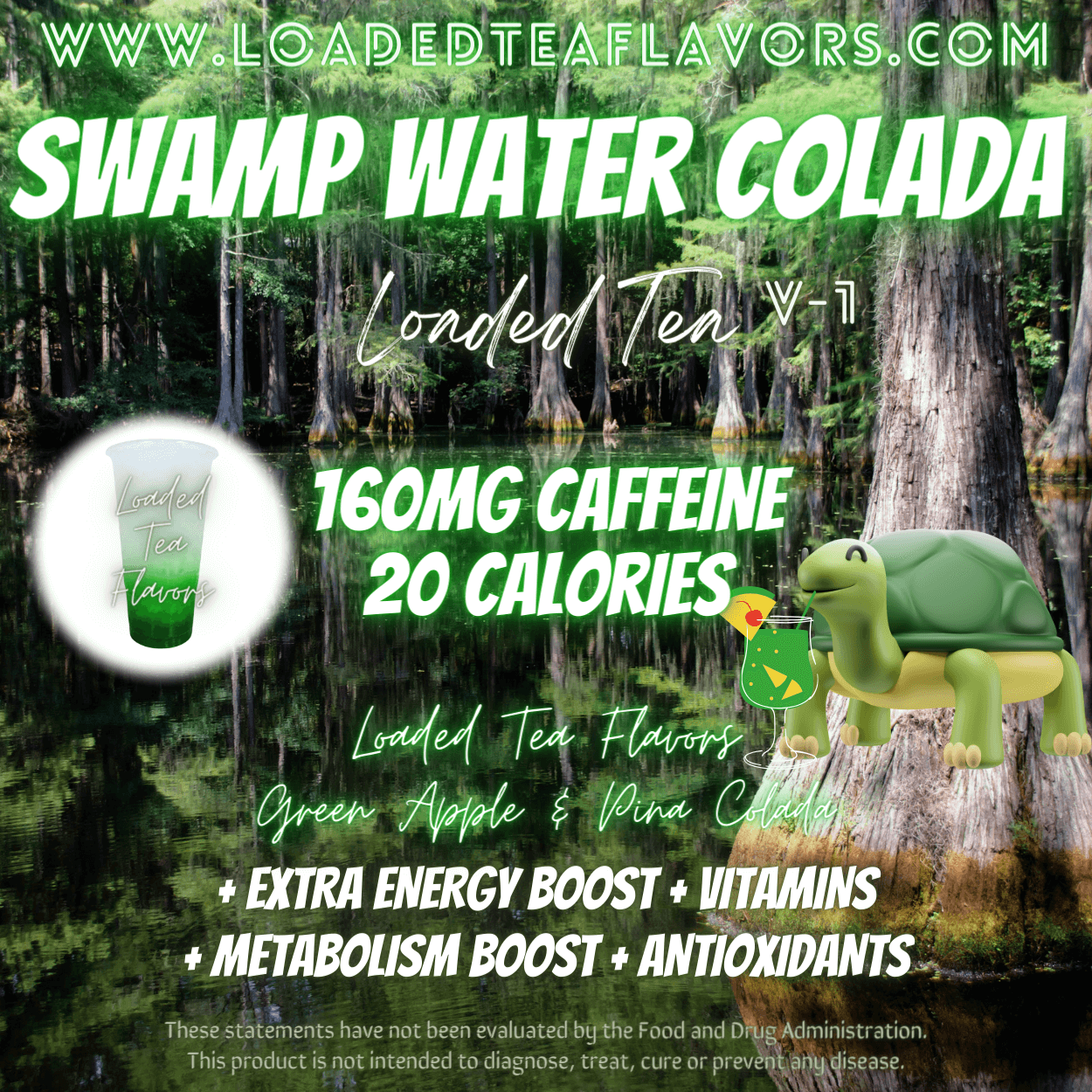 Swamp Water Colada Flavored 🐢🧉 Loaded Tea Recipe