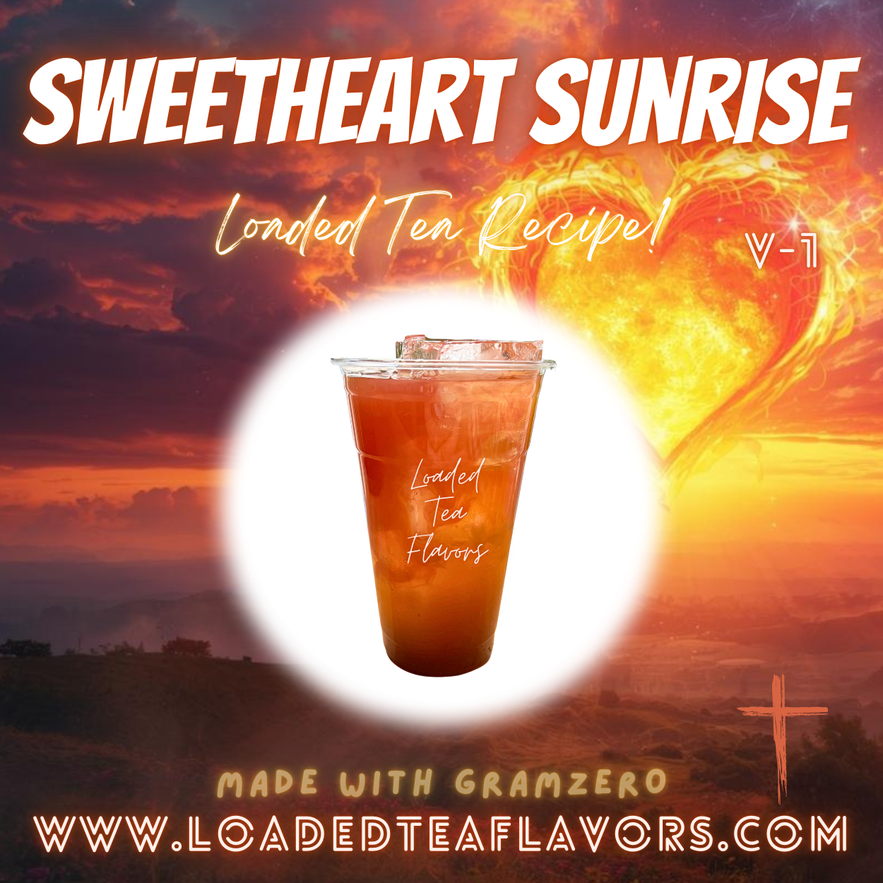 Sweetheart Sunrise ️❤️‍🔥 DIY Loaded Tea Recipe