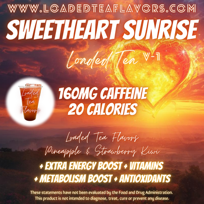 Sweetheart Sunrise ️❤️‍🔥 DIY Loaded Tea Recipe