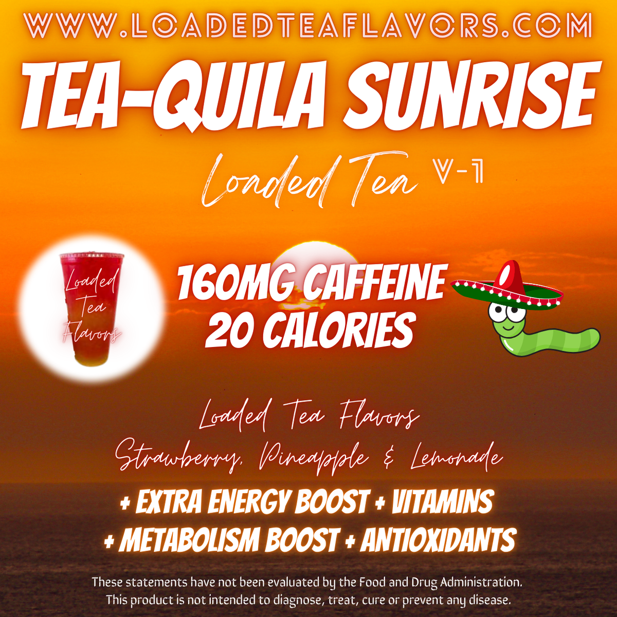 Sun Rise Tea Tea-quila Sunrise 🪅 DIY Loaded Tea Recipe – Loaded Tea Flavors