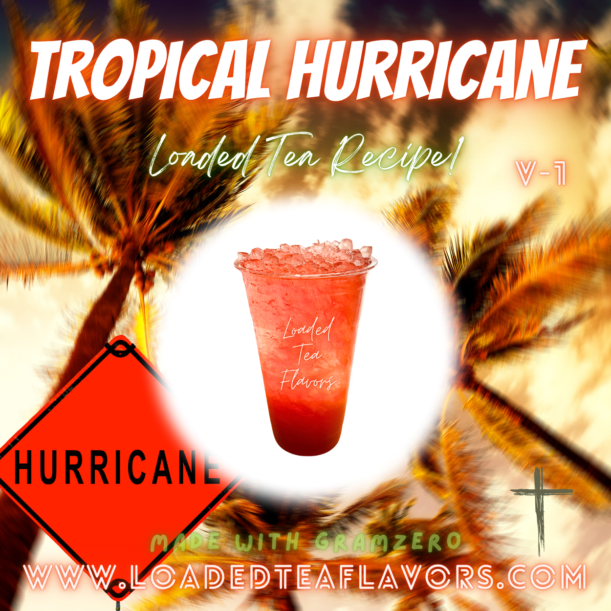 Tropical Hurricane 🏝️🌊 DIY Loaded Tea Recipe